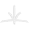 Ekena Millwork Davenport Architectural Grade PVC Gable Bracket, 60"W x 37 1/2"H x 2"D x 4"F, 15/12 Pitch GBP060X38X0204DAV00 - alternate 5